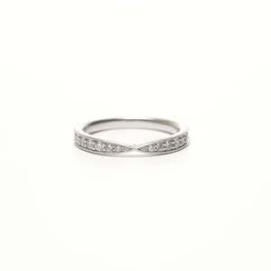 TIFFANY Silver Diamond Ring